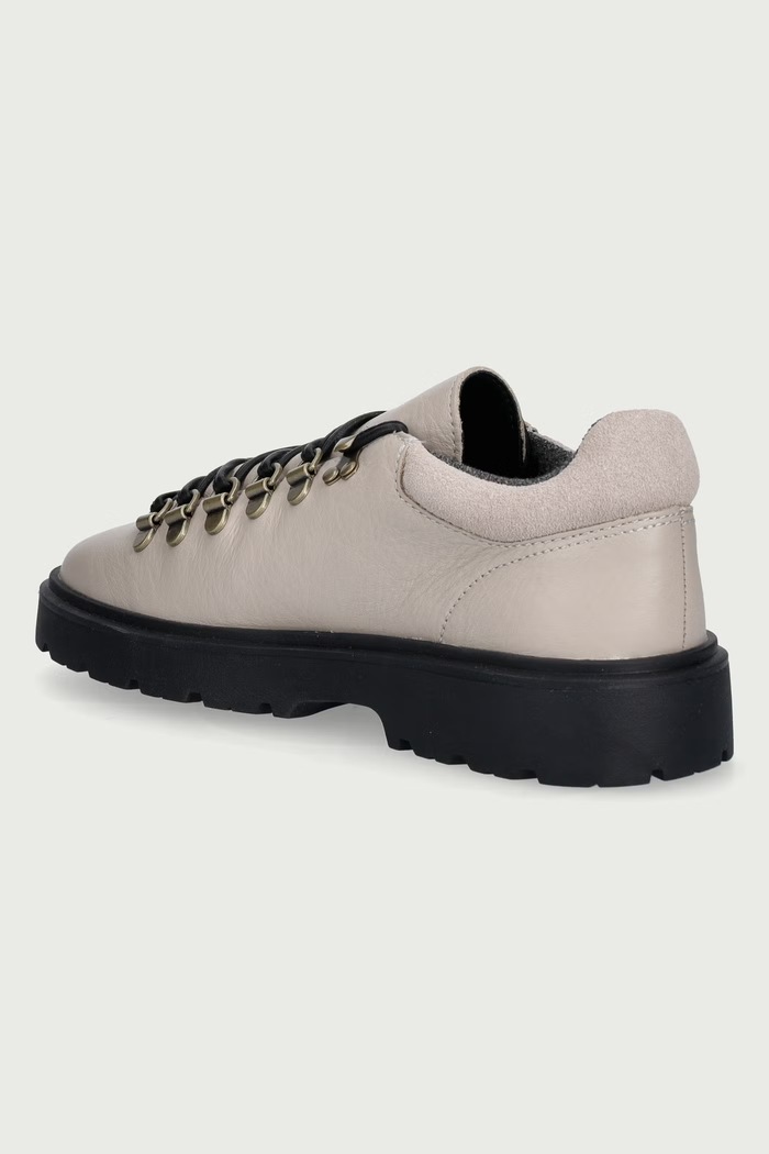 Παπούτσια Lacoste BASESHOT WINTER sneakers γυναικεία δερμάτινα 52SFA0060.276 μπεζ