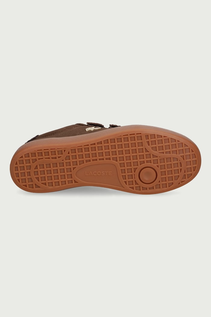 BASESHOT STRAP sneakersy damskie zamszowe Lacoste brązowy 51SFA0079.524