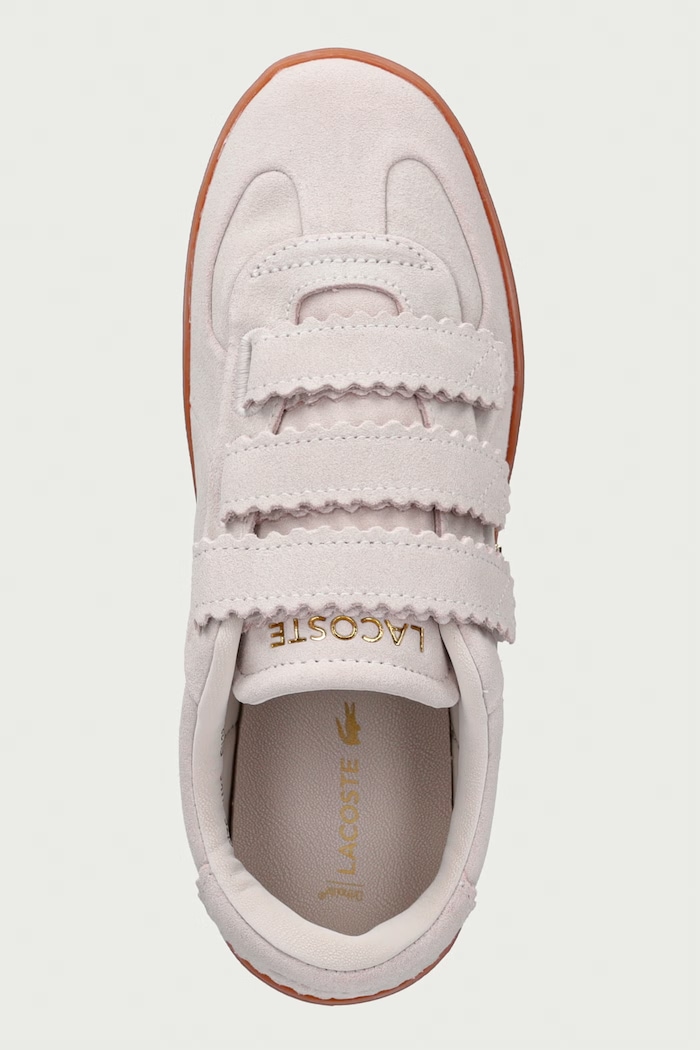 Lacoste BASESHOT STRAP sneakers dámske semišové béžová 51SFA0079.40F
