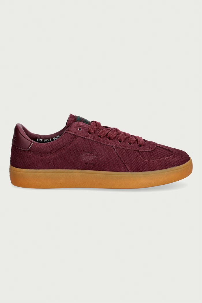 Lacoste BASESHOT PRO кросівки жіночі шкіряні 52SFA0125.AMD бордо AW26
