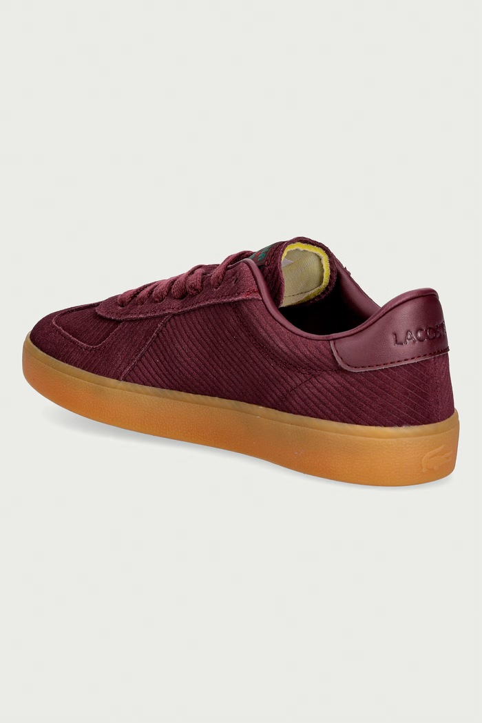 Взуття Lacoste BASESHOT PRO кросівки жіночі шкіряні 52SFA0125.AMD бордо
