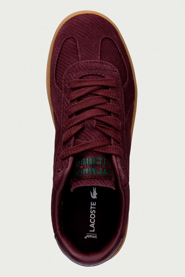 Lacoste BASESHOT PRO кросівки жіночі шкіряні бордо 52SFA0125.AMD