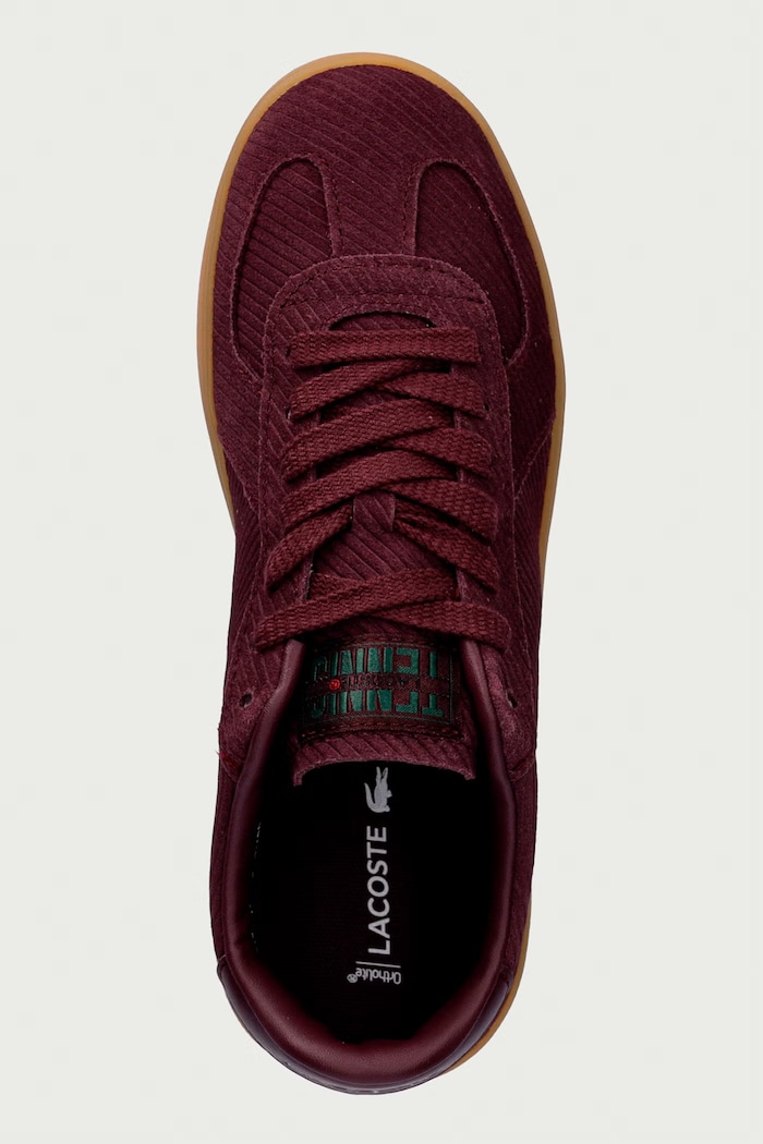 BASESHOT PRO sportcipő női bőr Lacoste 52SFA0125.AMD burgundia