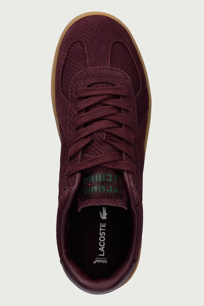 BASESHOT PRO sneakers dámske kožené Lacoste 52SFA0125.AMD burgundské