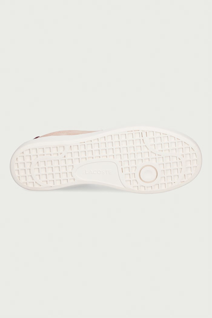 BASESHOT PRO sneakers γυναικεία δερμάτινα Lacoste μπεζ 52SFA0038.AD6