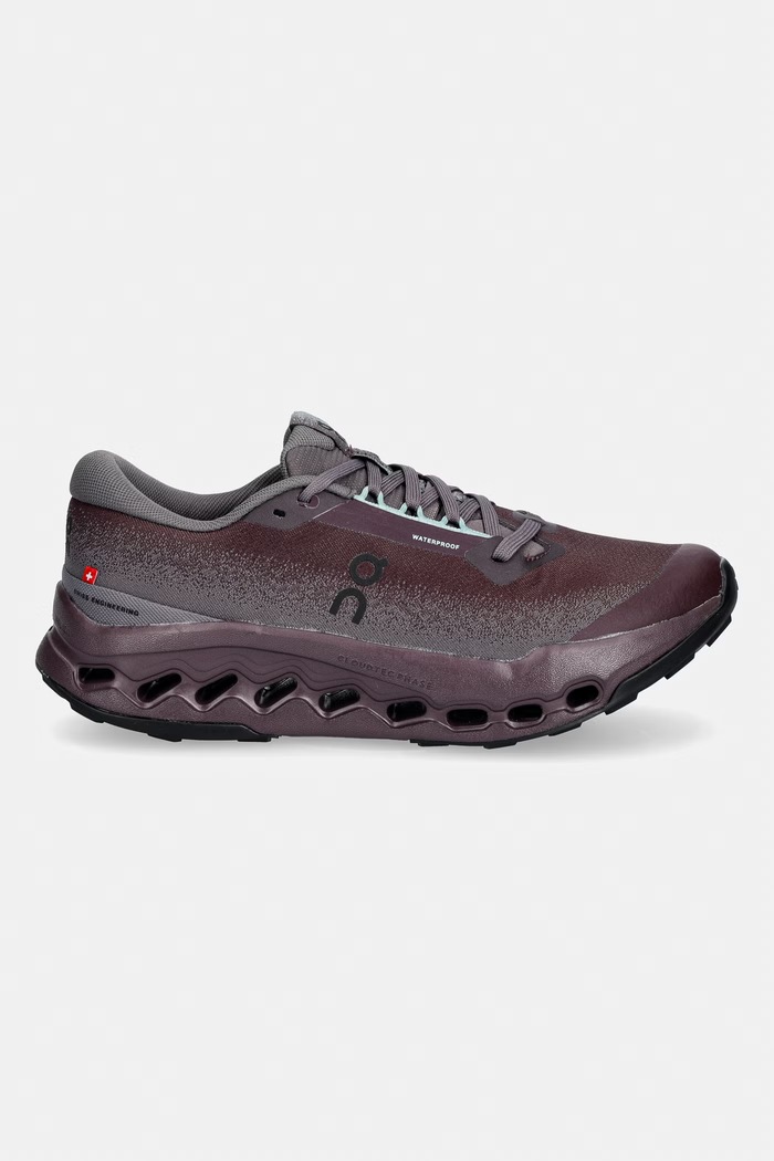 On buty do biegania damskie Cloudsurfer Trail 2 WP 3WF30125381 bordowy AW26