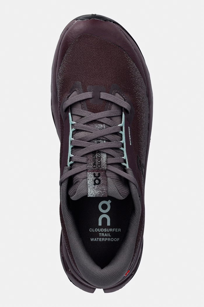 On buty do biegania damskie Cloudsurfer Trail 2 WP bordowy 3WF30125381
