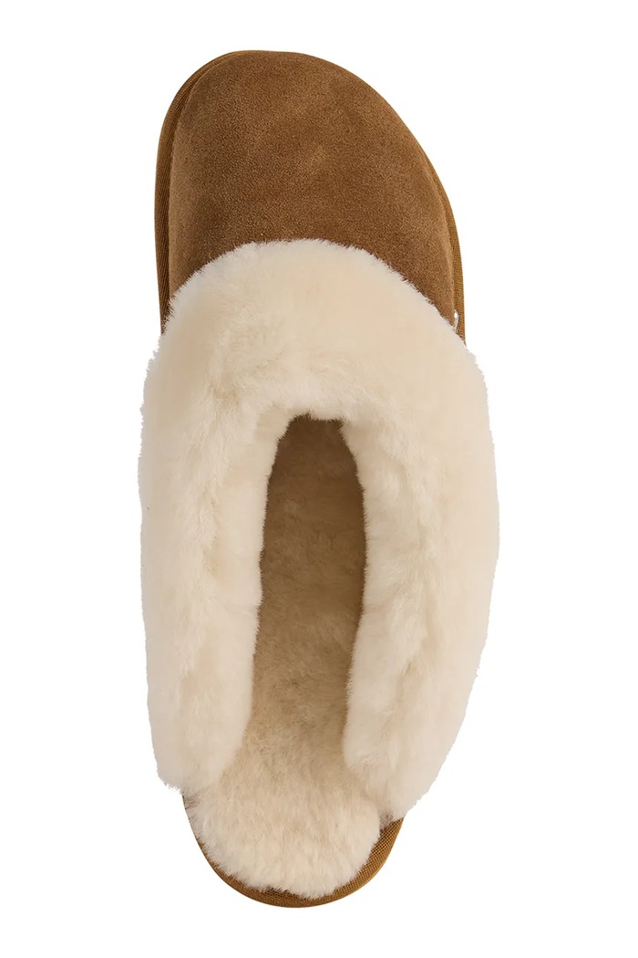 Παντόφλες Γυναικείες σουέτ Megan Comfort Emu Australia καφέ W13257.CHES