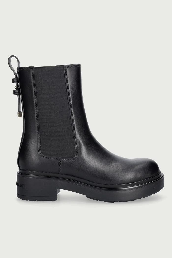 Armani Exchange Боти челси дамски от кожа XW003091.AF11912.UC001 черен AW26