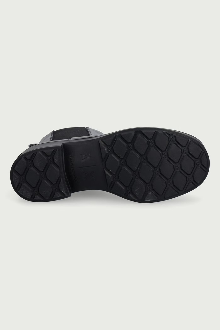 Боти челси дамски от кожа Armani Exchange черен XW003091.AF11912.UC001