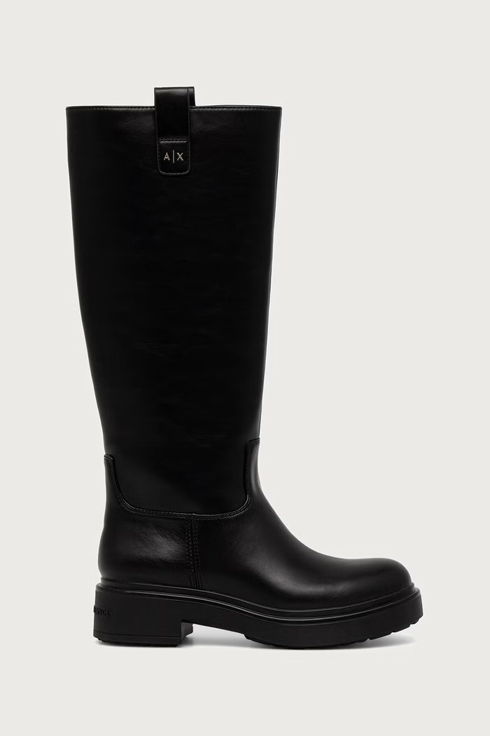 Armani Exchange Čižmy dámske XW003089.AF17451.UC001 čierna AW26