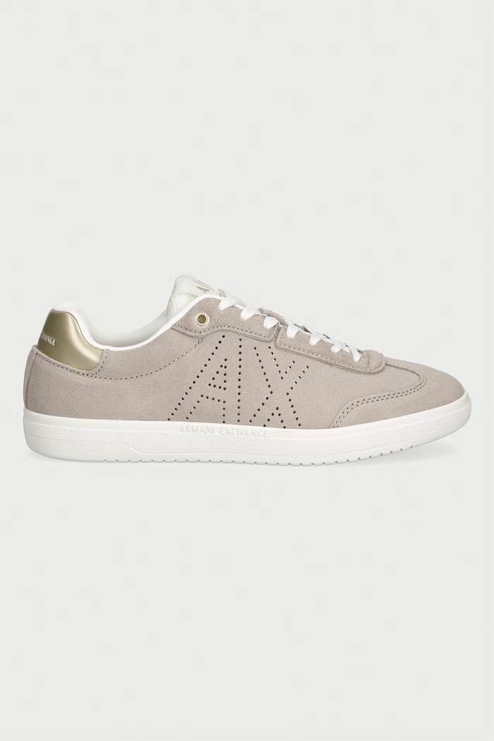 Armani Exchange маратонки дамски от велур XW002791.AF23058.M1428 бежов AW26