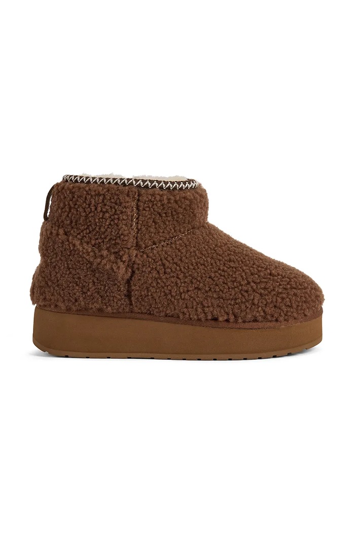 Emu Australia Stinger Micro Flatform Teddy sběhule dámské hnědá W13187.OAK