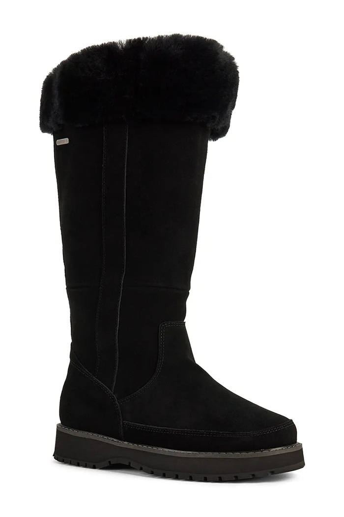 Emu Australia Georgi Wave μπότες χιονιού Γυναικείες σουέτ W13403.BLAK μαύρο AW26