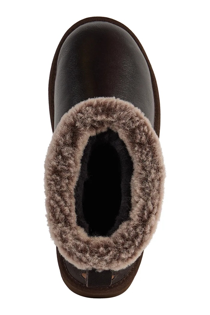 Emu Australia Isobelle śniegowce damskie skórzane W13394.CHOC brązowy AW26