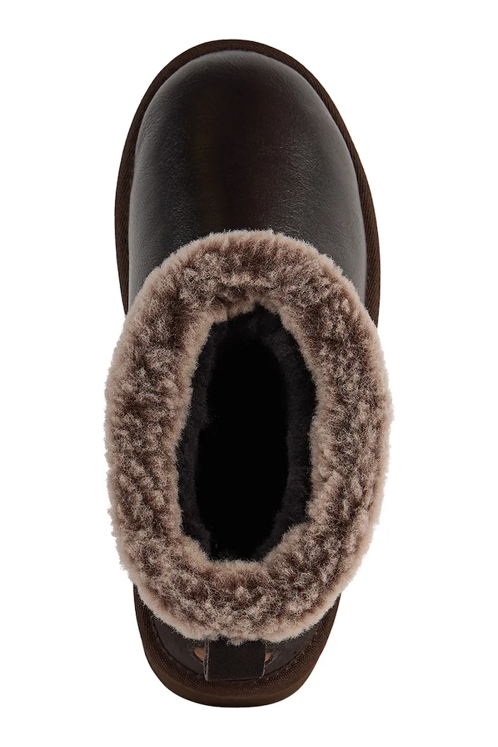 Emu Australia Isobelle śniegowce damskie skórzane W13394.CHOC brązowy AW26
