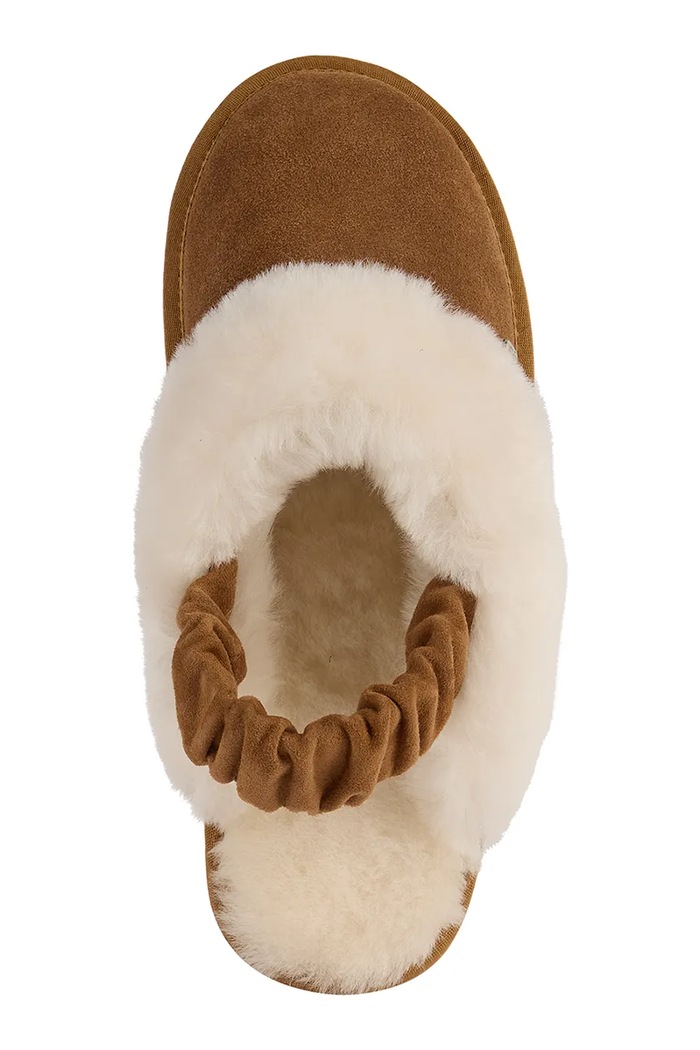 Pantofle dámské semišové Hartz Clog Emu Australia hnědá W13374.CHES