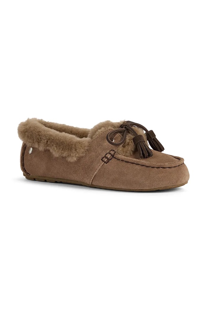 Emu Australia Μοκασίνια Γυναικεία σουέτ Martina W13363.MUSH καφέ AW26