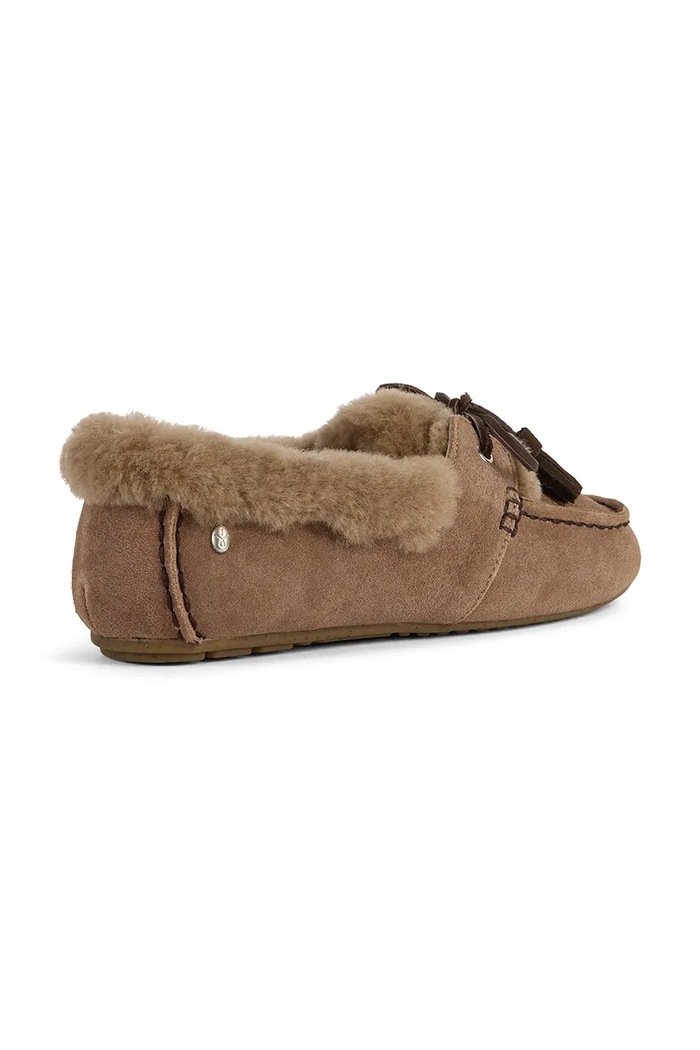 Παπούτσια Emu Australia Μοκασίνια Γυναικεία σουέτ Martina W13363.MUSH καφέ