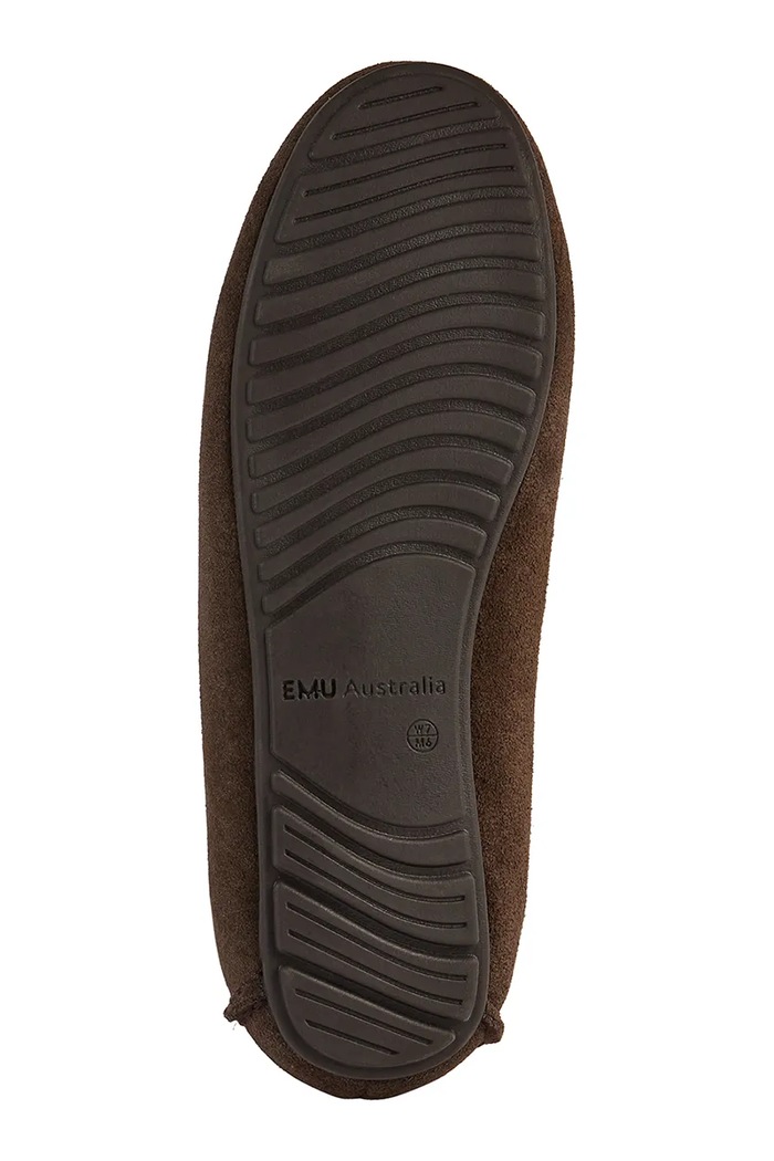 Emu Australia Kapcie damskie zamszowe Sandrine W13211.CHOC