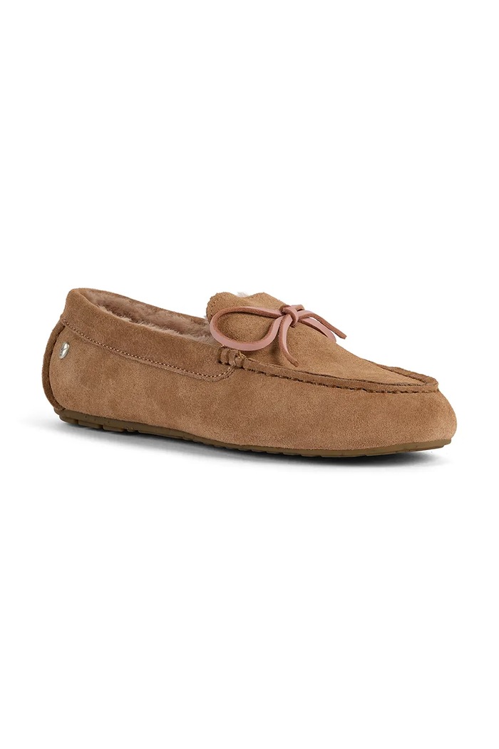 Emu Australia Kapcie damskie zamszowe Sandrine W13211.CAME brązowy AW26