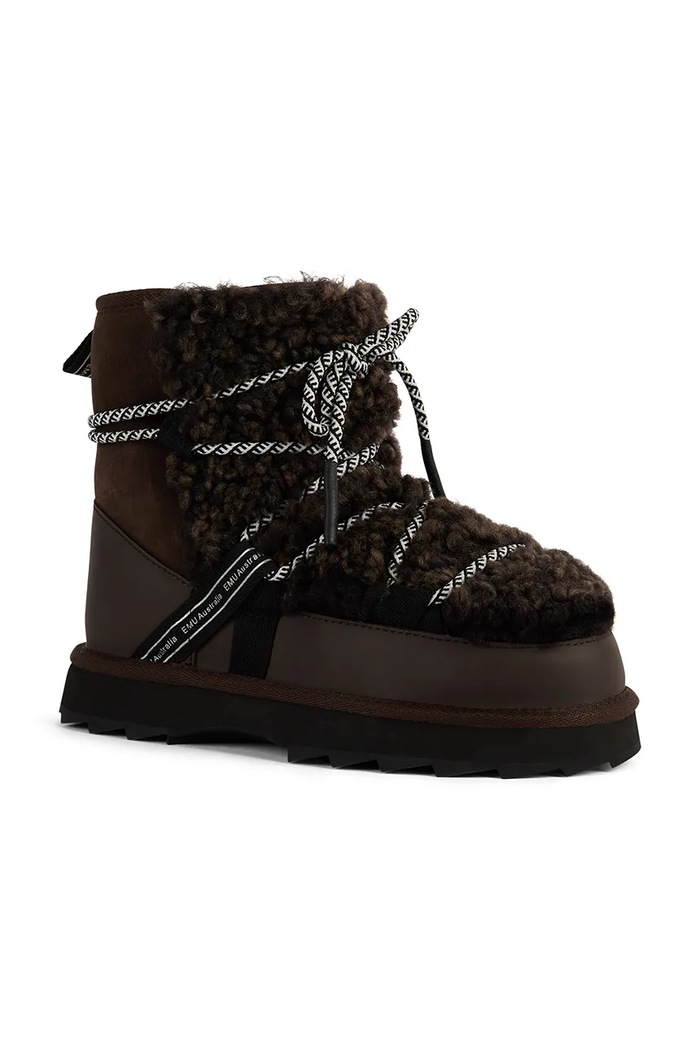 Emu Australia Blurred Teddy zimske čizme za žene W13196.CHOC smeđa AW26