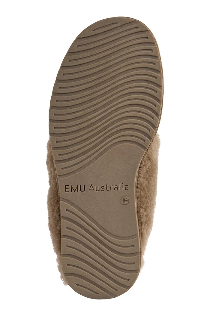 Emu Australia Papuci de casă pentru femei din piele întoarsă Jolie W10015.STON