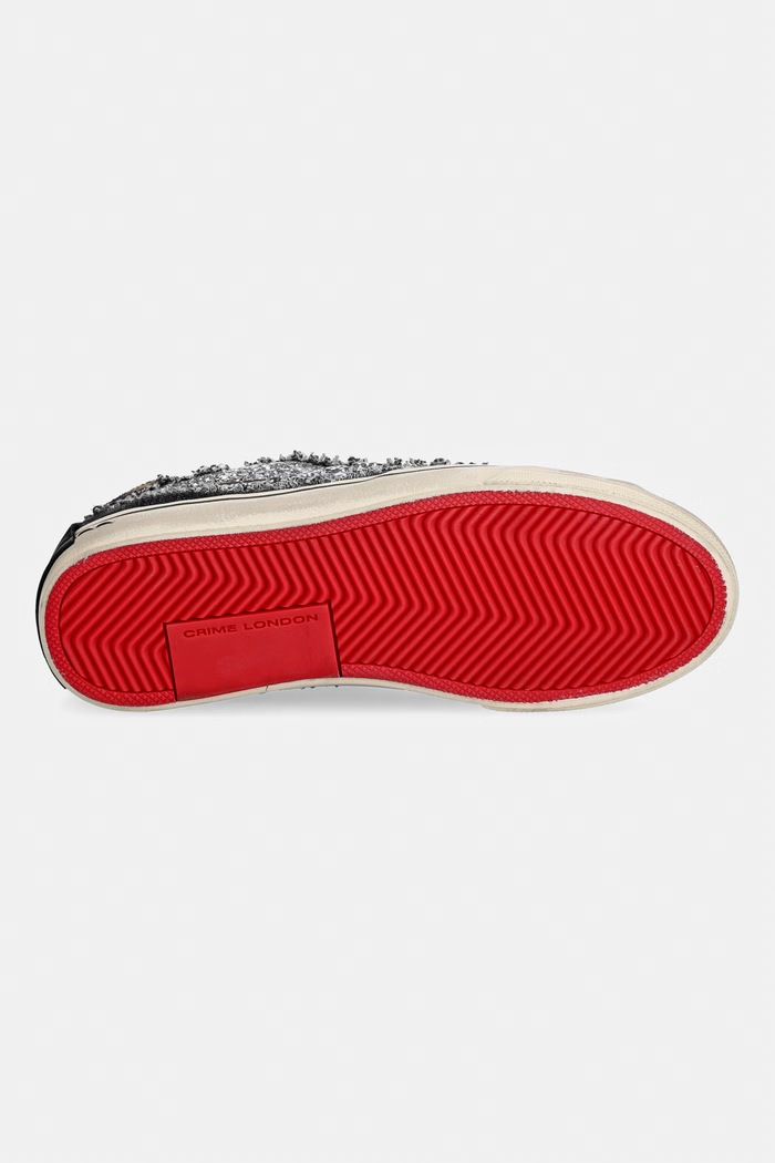 Crime London DECONSTRUCTED sneakersy damskie 23075AA9.68 czarny