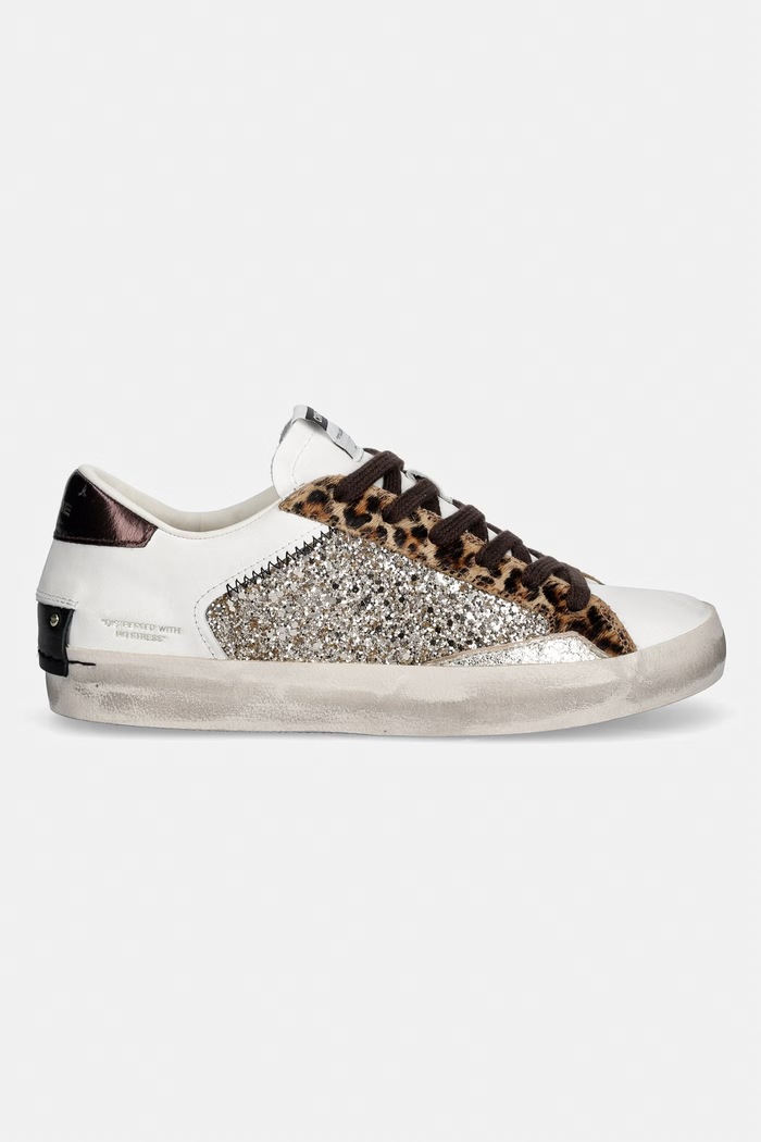 Crime London DISTRESSED sneakersy skórzane 23008AA9.68 biały AW26