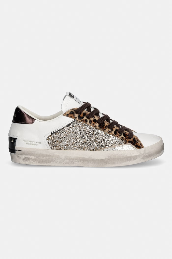 Crime London DISTRESSED sneakersy skórzane 23008AA9.68 biały AW26