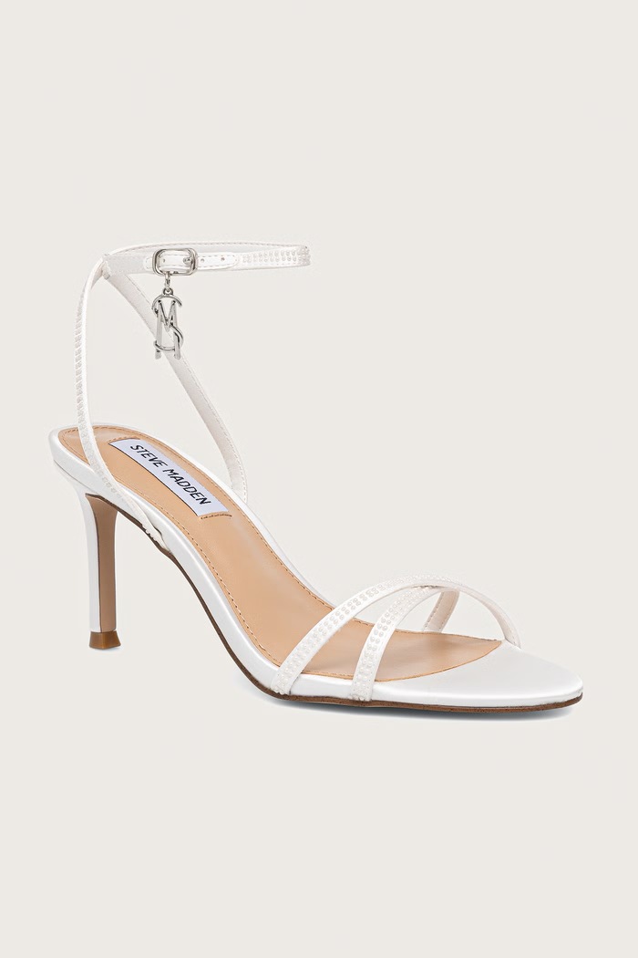 Steve Madden sandały na szpilce Nesta-P biały 11005475.985