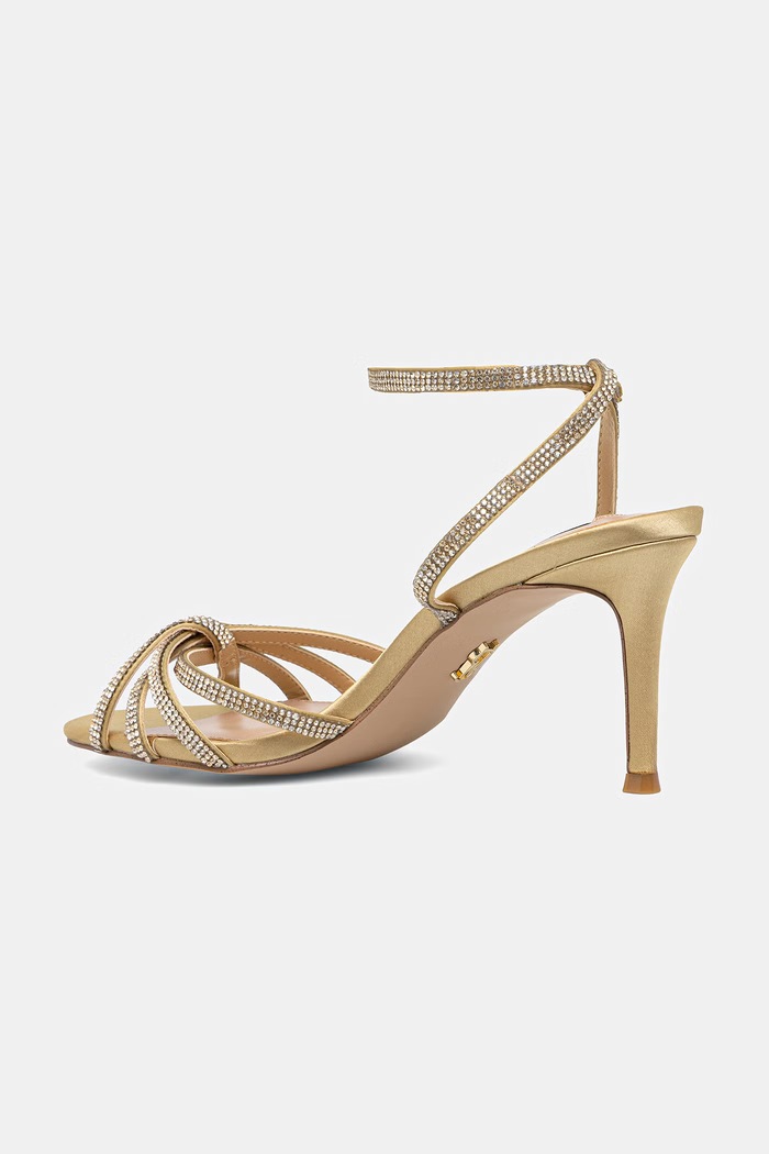 Obuwie Steve Madden sandały na szpilce Niles-ST-R 11005606.045 złoty