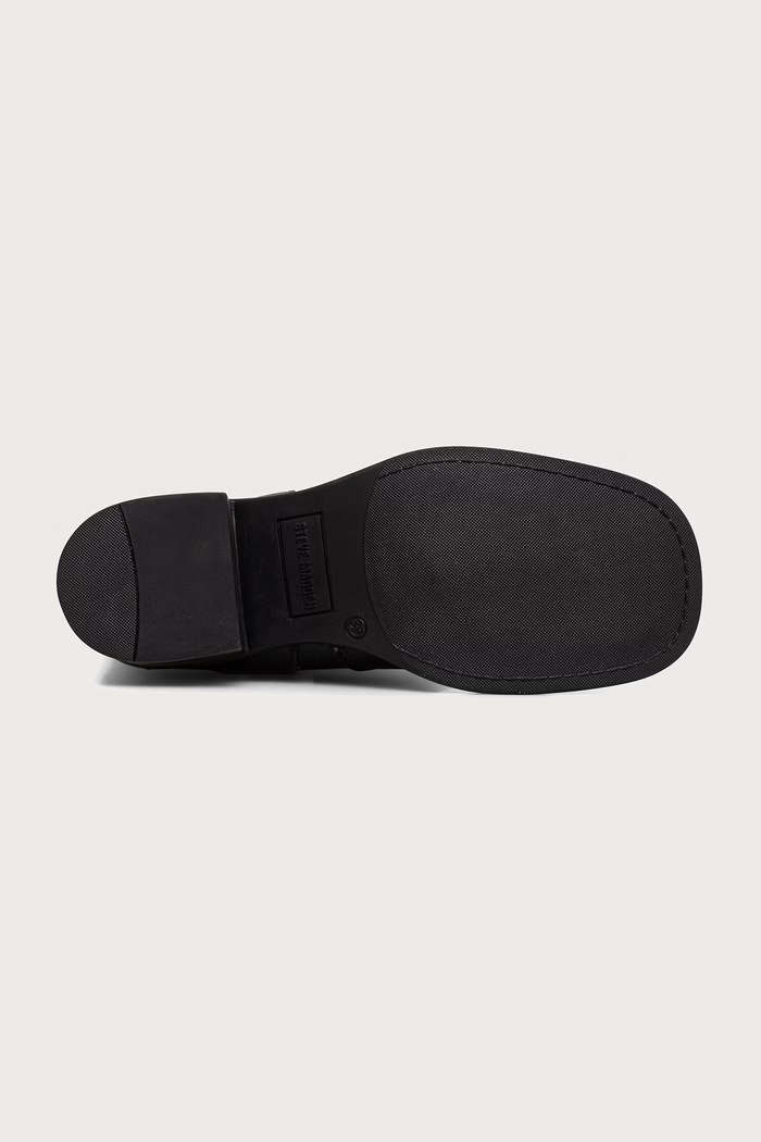 Steve Madden oficerki damskie skórzane Beau 11003069.DGL szary