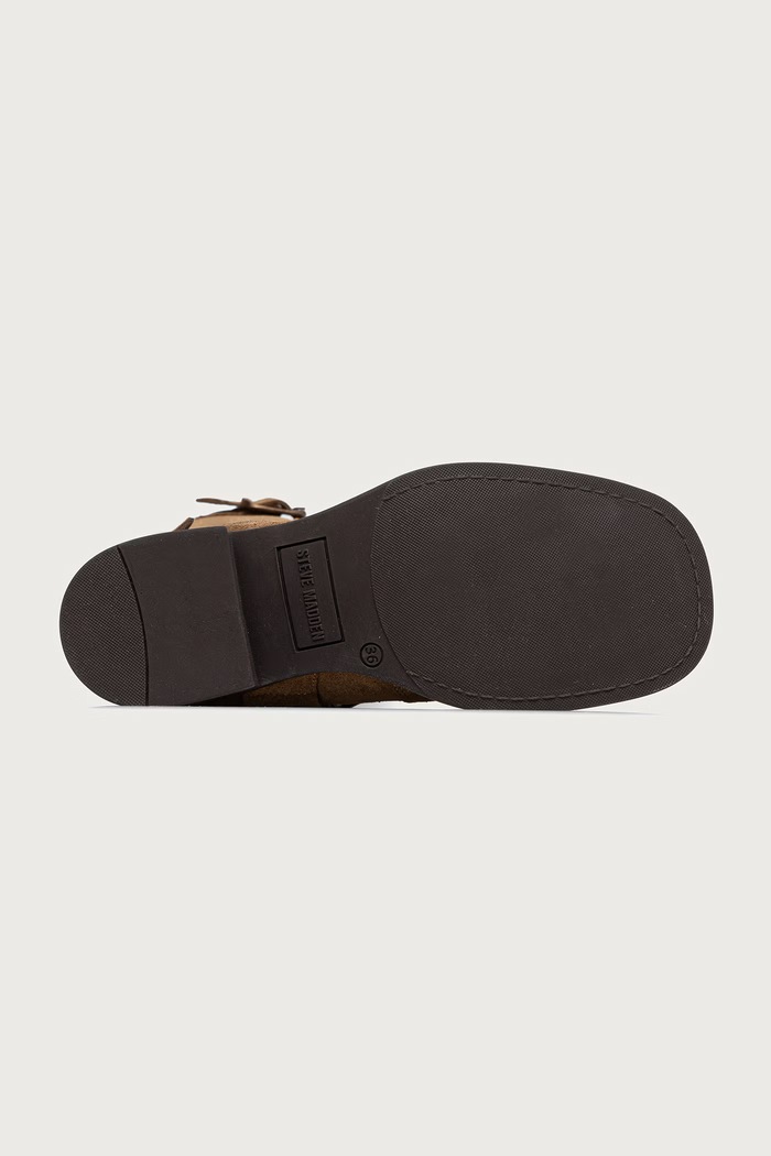 Steve Madden kozaki damskie zamszowe Bonetta brązowy 11005590.275