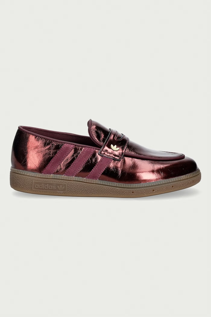 adidas Originals mokasyny damskie skórzane Handball Spezial Loafer KK2784 bordowy AW26