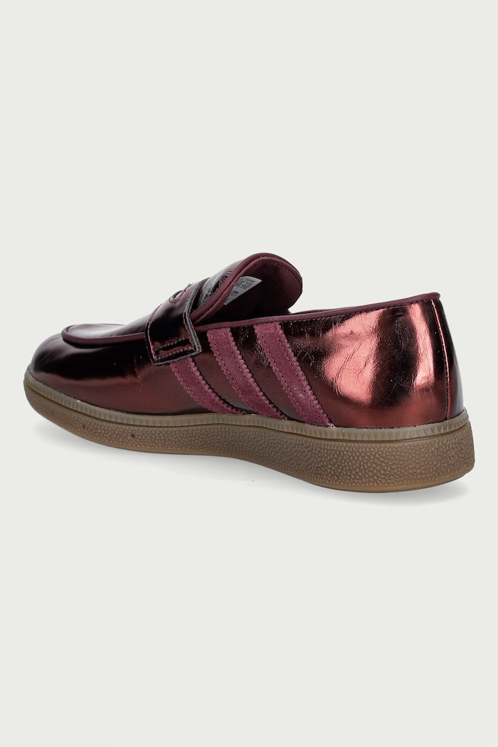 Obuwie adidas Originals mokasyny damskie skórzane Handball Spezial Loafer KK2784 bordowy