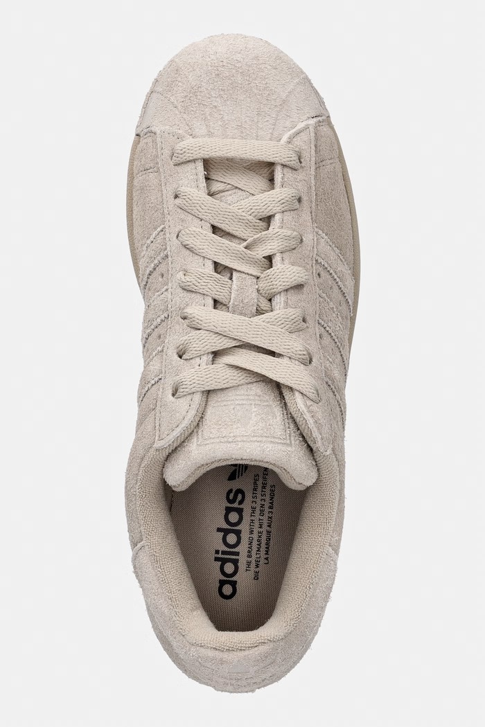 Superstar II sneakers boty dámské semišové adidas Originals KJ4654 béžová
