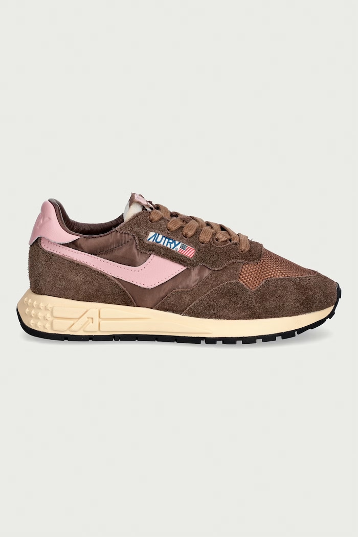 AUTRY Reelwind sneakersy damskie WWLWUT12 brązowy AW26