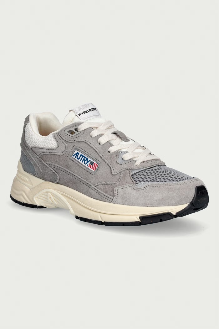 AUTRY Hyperway sneakersy damskie zamszowe szary HYLWUM15