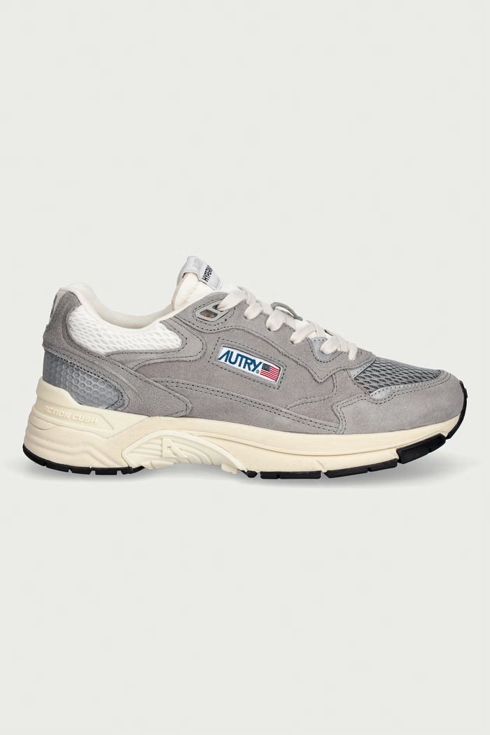 AUTRY Hyperway sneakersy damskie zamszowe HYLWUM15 szary AW26