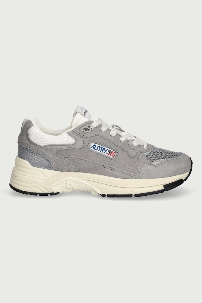 AUTRY Hyperway sneakers Women's suede HYLWUM15 gray AW26