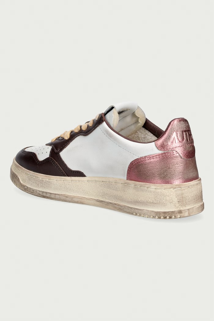 Obuwie AUTRY Sup Vint sneakersy damskie skórzane AVLWSV62 beżowy