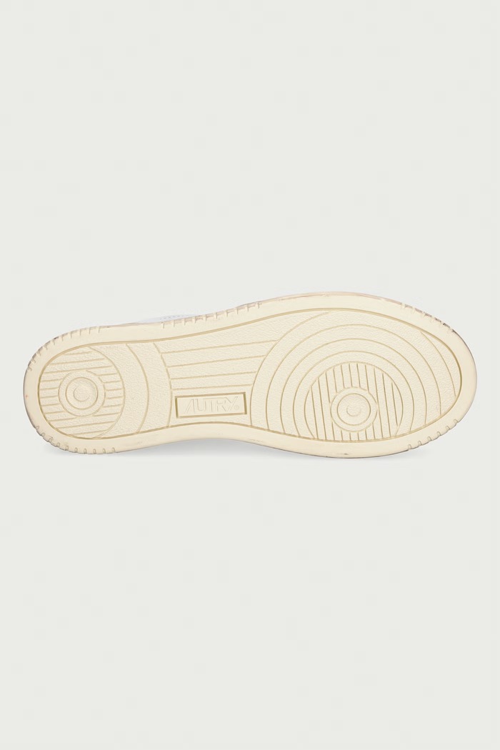 Sup Vint sneakersy damskie skórzane AUTRY beżowy AVLWSV62