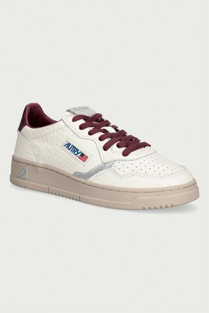 AUTRY Medalist sneakersy damskie skórzane beżowy AULWNE19