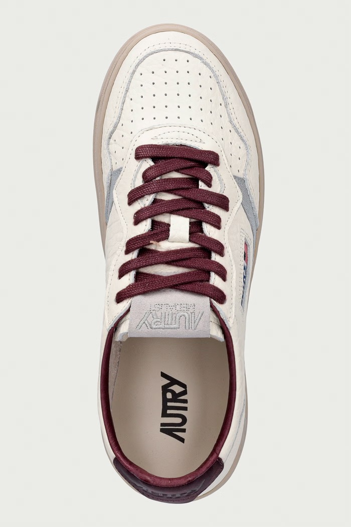 Medalist sneakersy damskie skórzane AUTRY AULWNE19 beżowy
