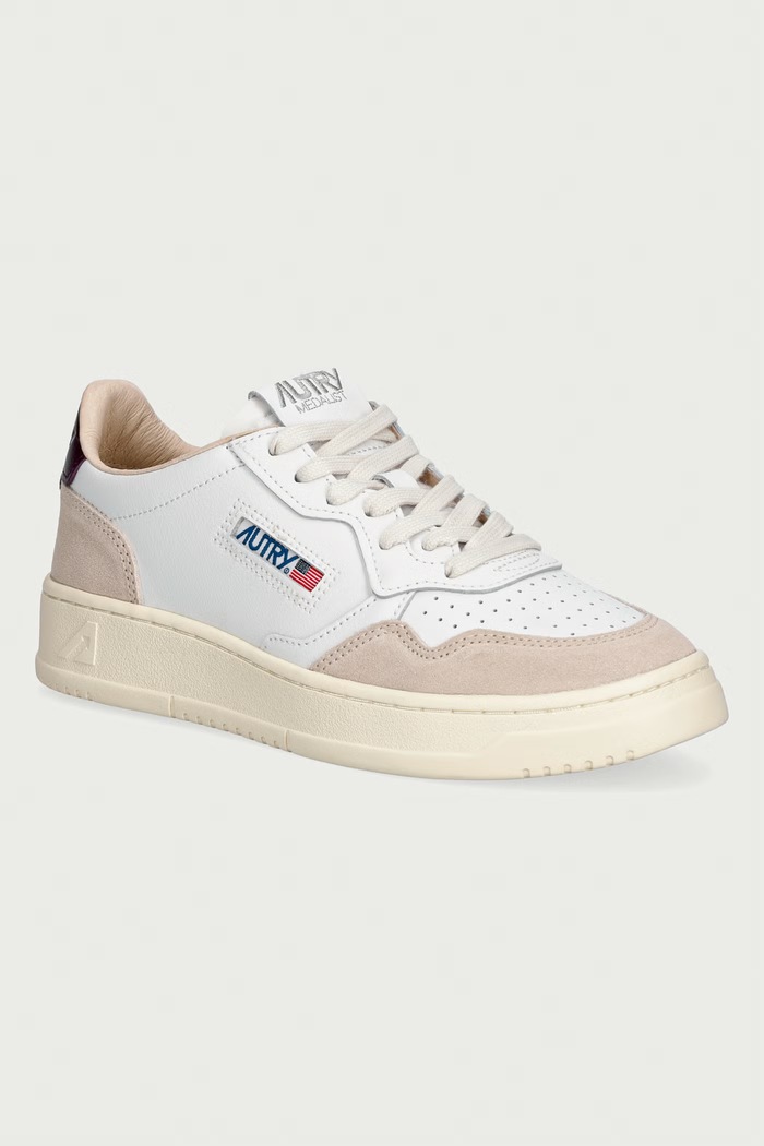 AUTRY Medalist sneakersy na platformie damskie skórzane biały AULWLS18