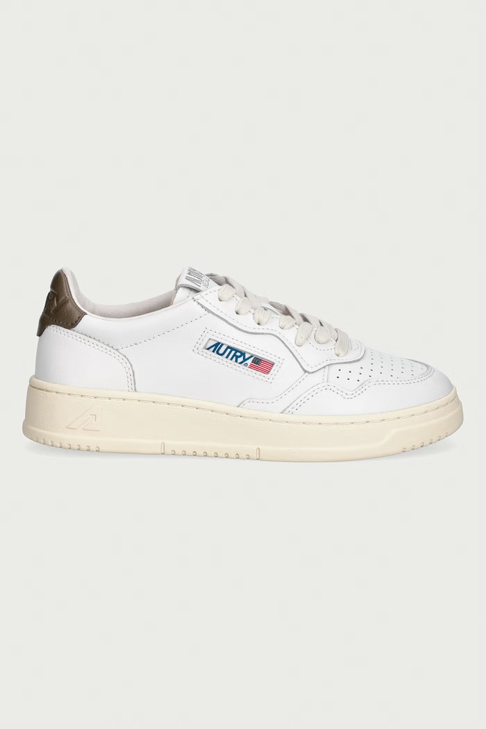 AUTRY Medalist sneakersy na platformie damskie skórzane AULWLL28 biały AW26