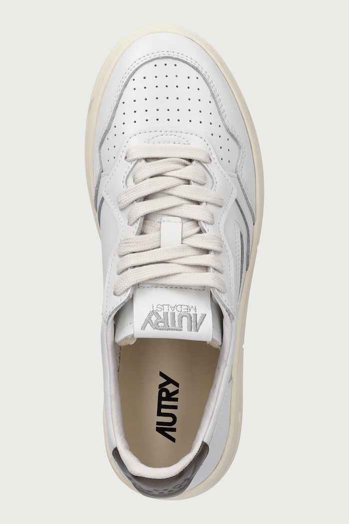 Medalist sneakers on the platform Women's leather AUTRY AULWLL28 white