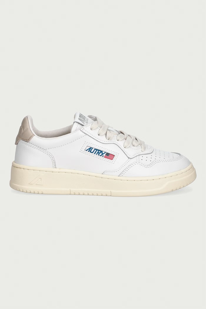 AUTRY Medalist sneakersy damskie skórzane AULWLL27 biały AW26