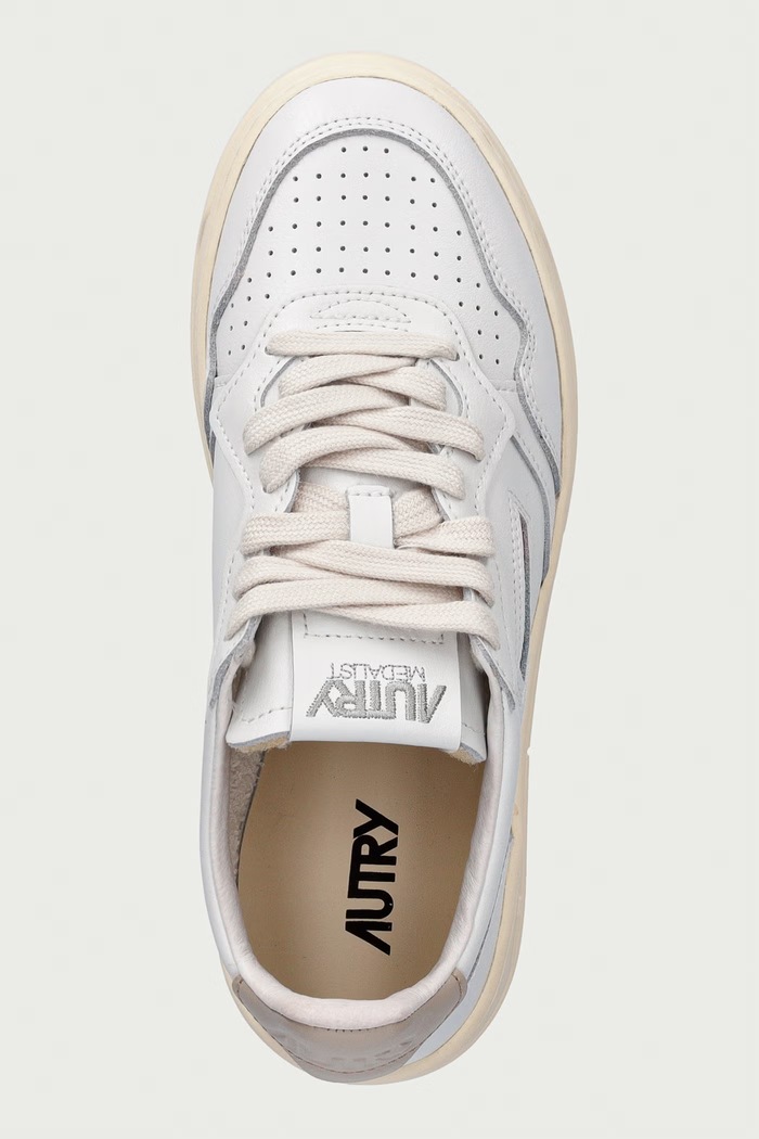 AUTRY Medalist sneakersy damskie skórzane biały AULWLL27